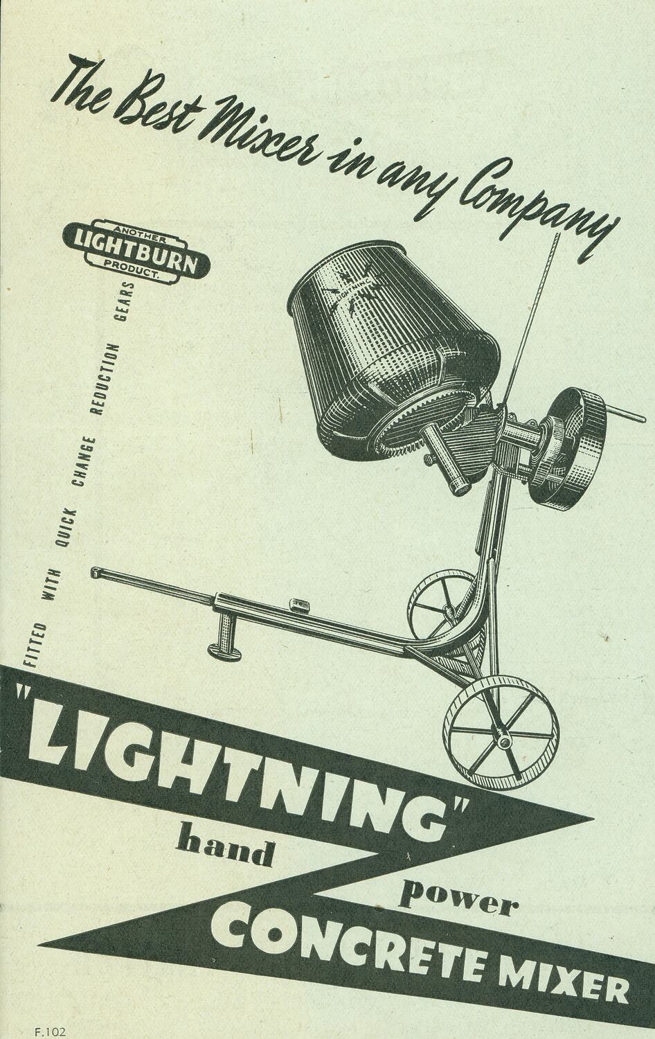 Publicity Leaflet Lightburn & Co. Ltd, Lightburn Lightning Hand Power