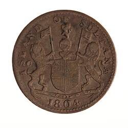 Merchant Token - 1 Keping, Island of Sultana, 1804