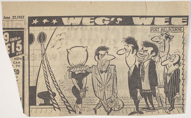 Newsclipping - Herald Sun, Weg Cartoon