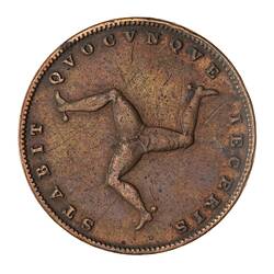 Coin - Farthing, Isle of Man, 1839