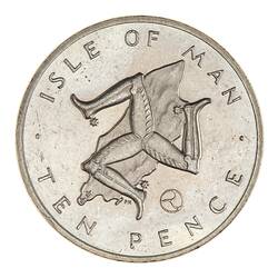 Coin - 10 Pence, Isle of Man, 1979