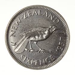 Proof Coin - 6 Pence, New Zealand, 1937
