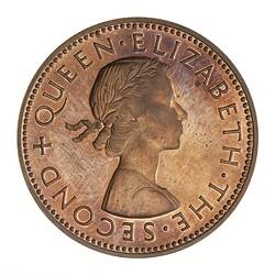 Proof Coin - 1/2 Penny, New Zealand, 1964