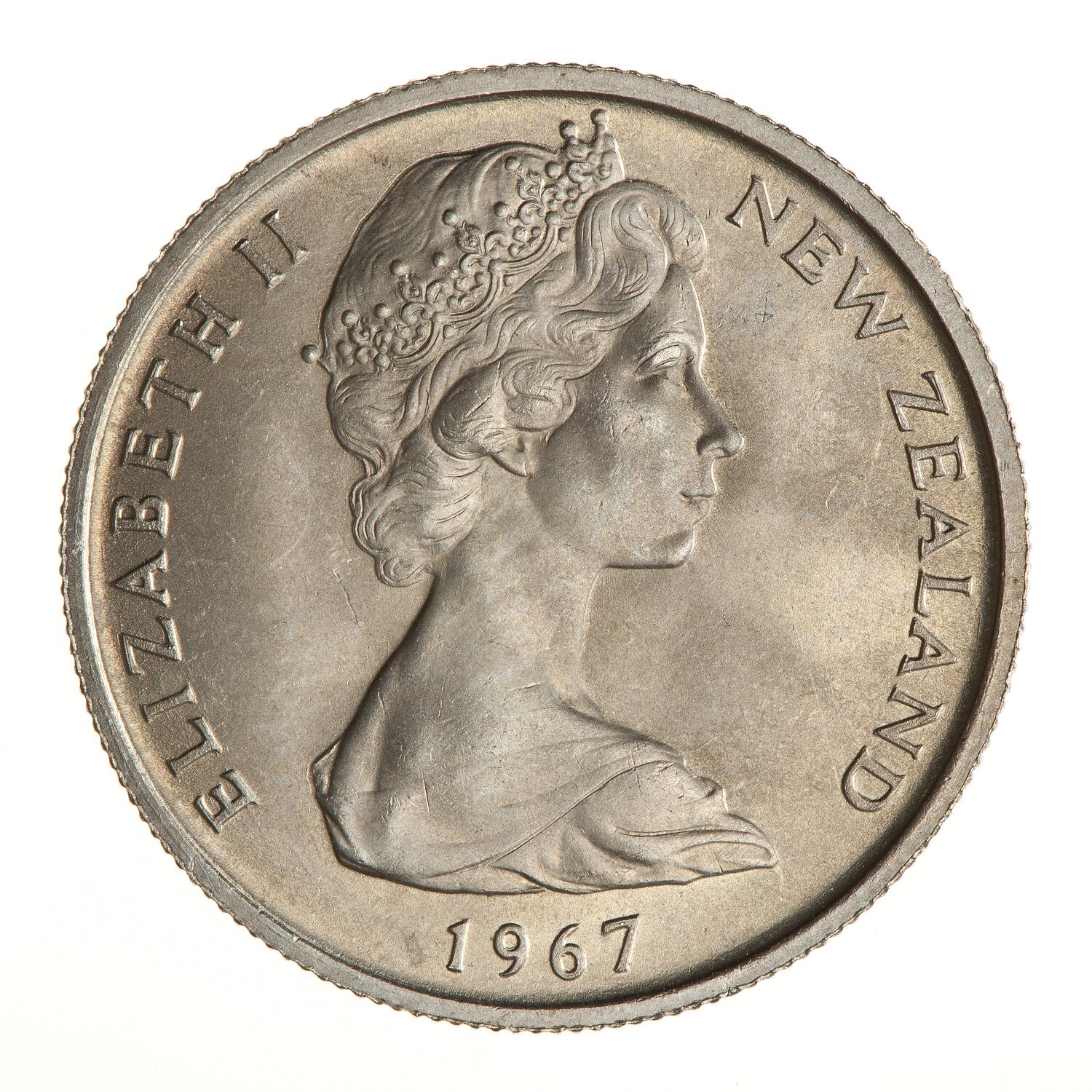 Coin 5 Cents, New Zealand, 1967