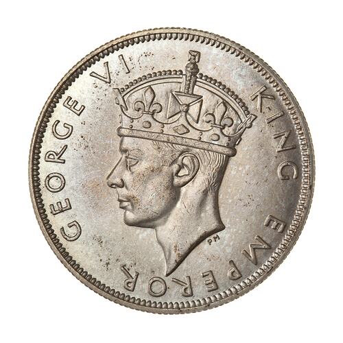 Coin - 1/2 Crown, Southern Rhodesia, 1944