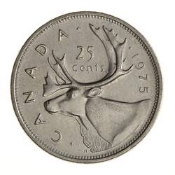 Coin - 25 Cents, Canada, 1975