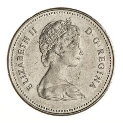 Coin - 5 Cents, Canada, 1981