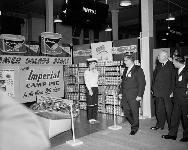 Imperial Camp Pie Promotion, Exhibition Building, Carlton, Victoria, 1957