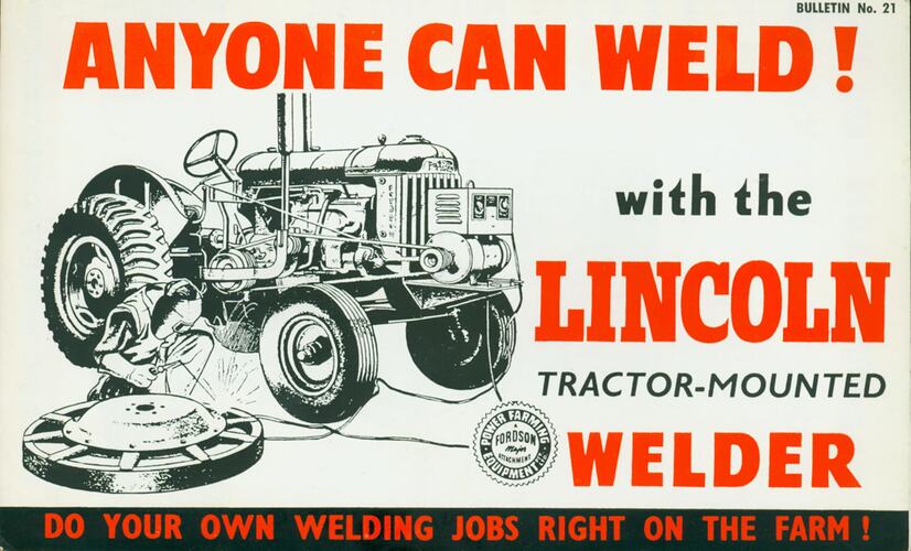 Tractor Mounted Welder