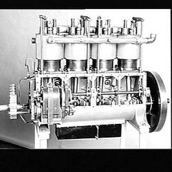 Negative - Barriquand & Marre, Wright Model 'A' Aero Engine, circa 1908