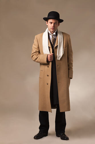 Brian Fitzgerald Costume, `The Mystery of A Hansom Cab', Burberry Entertainment, 2012