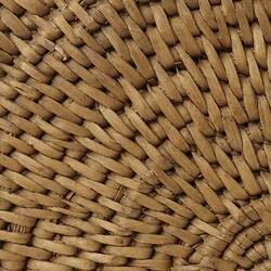 Detail of woven basket.