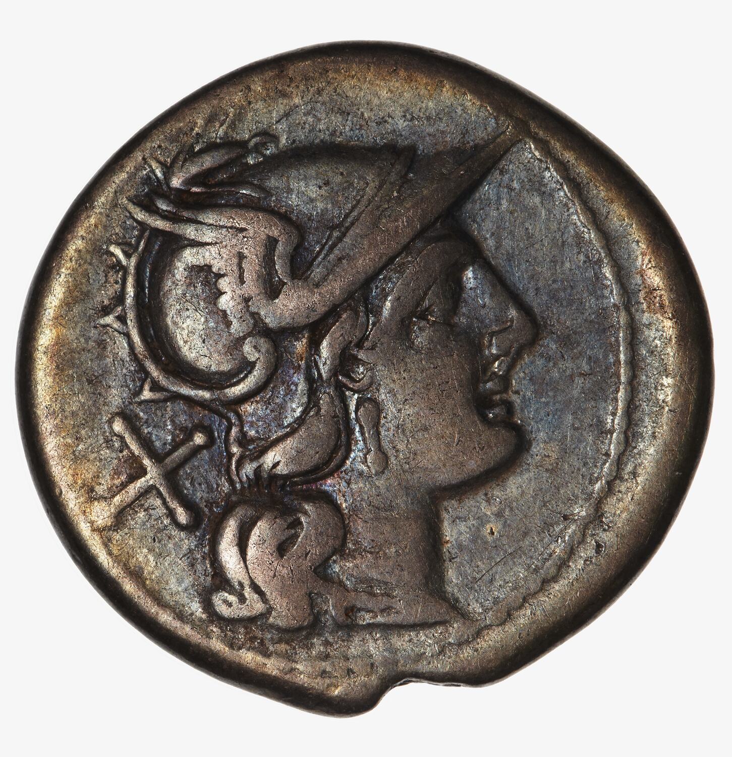 Coin - Denarius, Ancient Roman Republic, 179-170 Bc