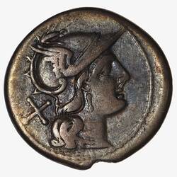 Coin - Denarius, Ancient Roman Republic, 179-170 BC