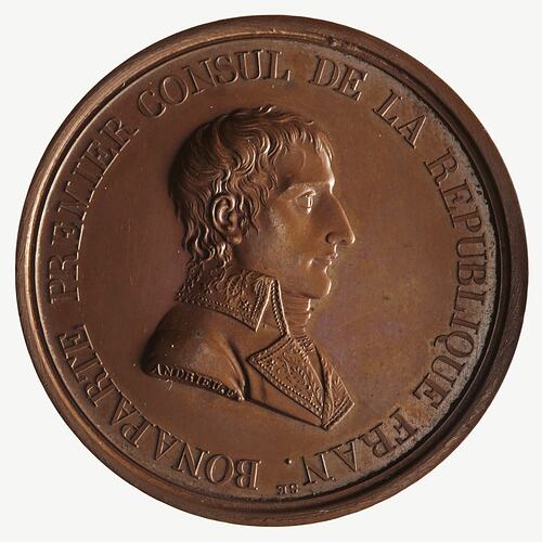Medal - Peace of Luneville, Napoleon Bonaparte (Emperor Napoleon I), France, 1801