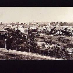 Photograph - View from Old Government Observatory, Wickham Terrace, Brisbane, Queensland, circa 1900