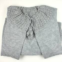 Bed Jacket - Grey Wool, Edda Azzola, Reservoir, circa 1975
