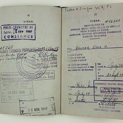 Australian Passport - 1945 Esma Banner