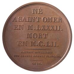 Medal - L'Abbe Suger, France, 1820