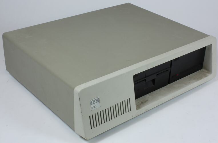 CPU & Drive - IBM, Computer System, Model XT, Type 5160, circa 1984