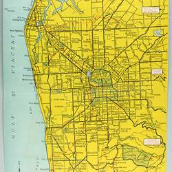 Map - 'Pocket Maps of Adelaide and Suburbs', Sydney, NSW, October 1958