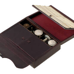 Sewing Kit - Leather Case, circa 1850-1910