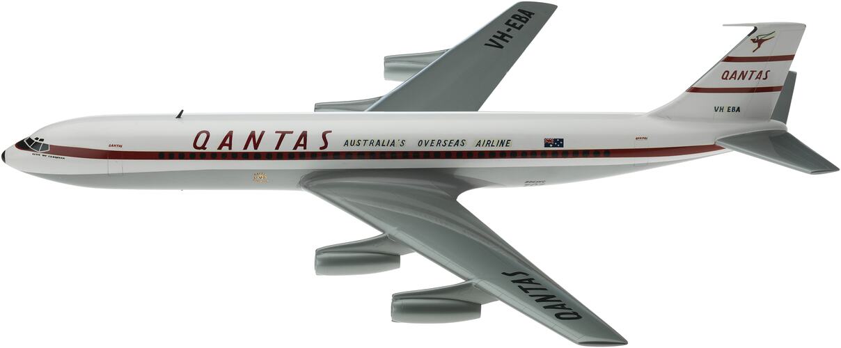 Aeroplane Model - Boeing 707-138, Jet Arliner, Qantas VH-EBA, 1959