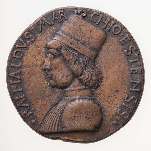 Electrotype Medal Replica - Rainaldo d'Este, 1469