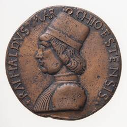 Electrotype Medal Replica - Rainaldo d'Este, 1469