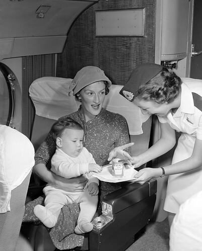 H.J. Heinz Company, Woman & Child in an Aeroplane, Victoria, 10 Mar 1959