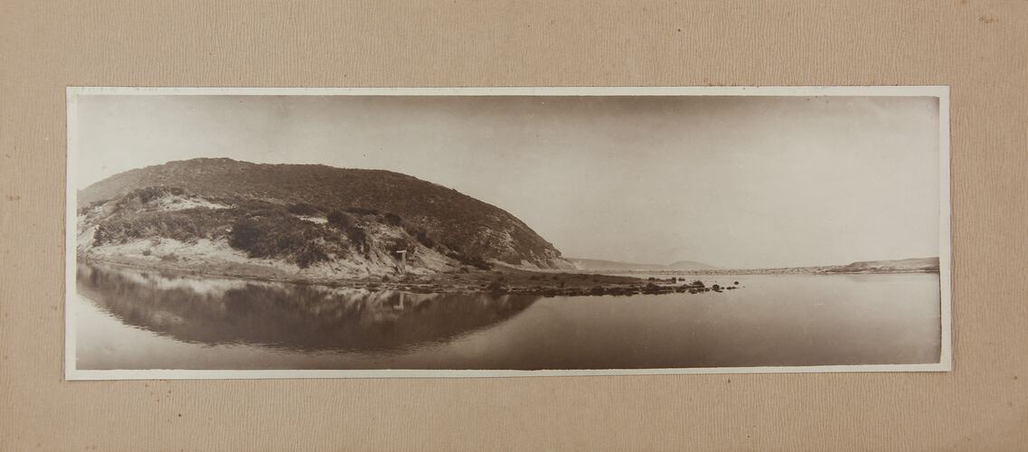 Mounted Photograph of Wilson's Promontory by Walter Baldwin Spencer, circa 1910