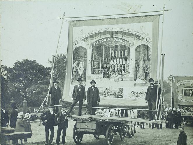 Photograph - Australasian Federated Butchers Union Victorian Branch, Melbourne, Victoria, circa 1905