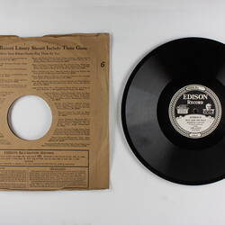 Disc Recording - Edison, Double-Sided, 'Rondino' and 'Aus Der Heimat', 1926-1929