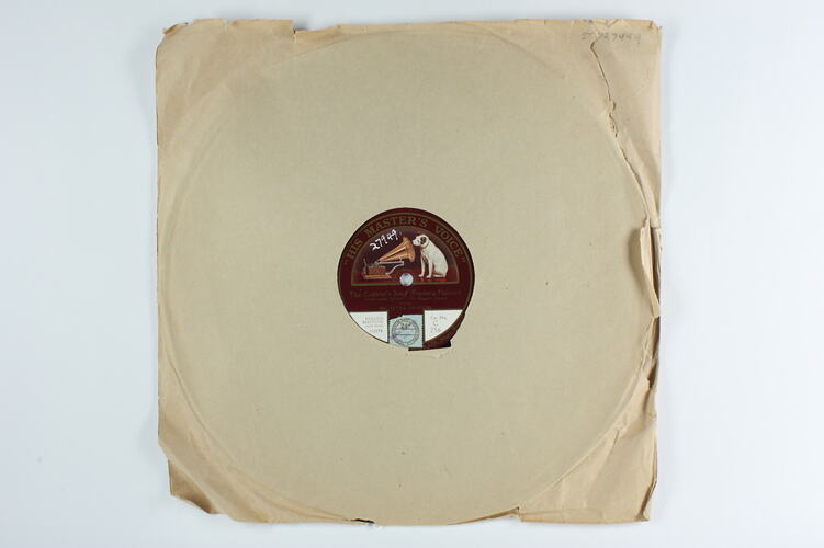 Disc Recording - His Master's Voice, Double-Sided, 'The Cobbler's Song' & 'The Watchman', 1920-1926