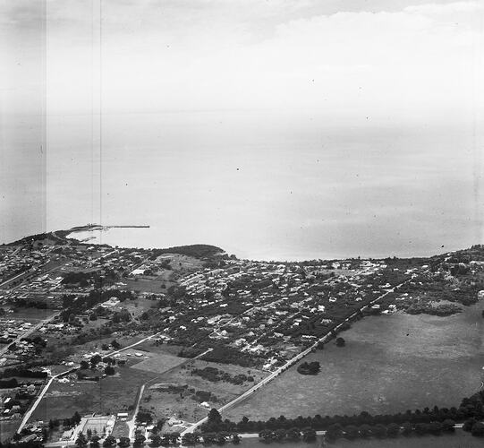 Monochrome photograph of Mornington.