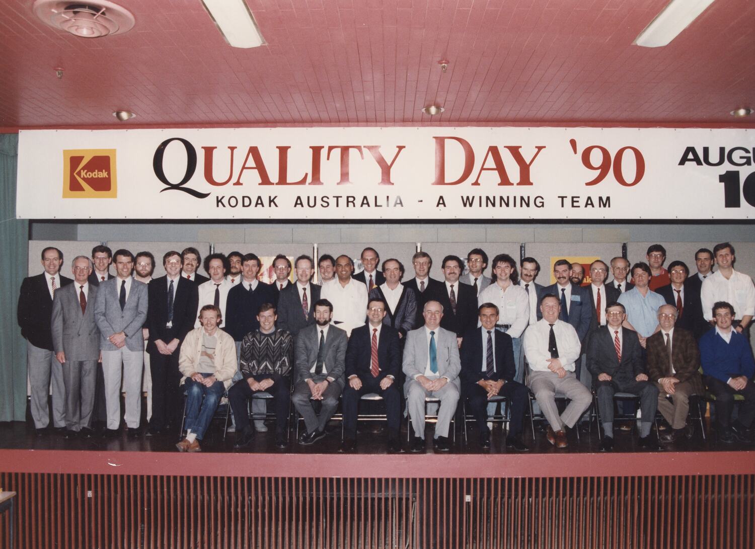 Photograph Kodak Australasia Pty Ltd, Large Group Portrait at Quality