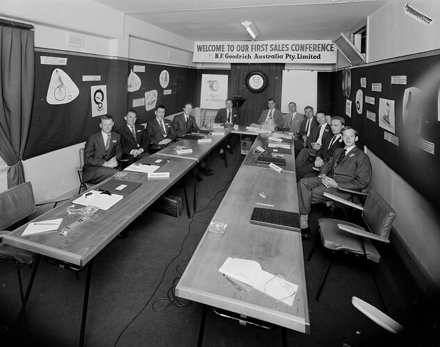 BF Goodrich Australia, Men at a Conference, Melbourne, Victoria, 04 Jan 1960