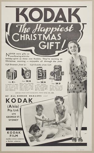 Leaflet - 'Kodak, The Happiest Christmas Gift'
