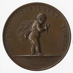 Medal - Royal Humane Society, Bronze Medal for Saving Life, Great Britain, 1774-1869