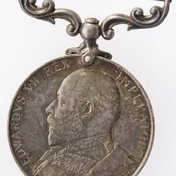 Medal - Commonwealth of Australia Long Service & Good Conduct Medal, Specimen, King Edward VII, Australia, 1902-1910 - Obverse
