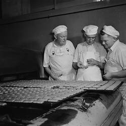 Negative - Swallow & Ariell Ltd, Employees at Biscuit Manufactory, Port Melbourne, Victoria, Dec 1958