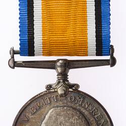 Medal - British War Medal, Great Britain, Sergeant Paul Ernest Kelsey, 1914-1920 - Obverse