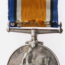 Medal - British War Medal, Great Britain, Private Stanley Frank Greves, 1914-1920 - Reverse