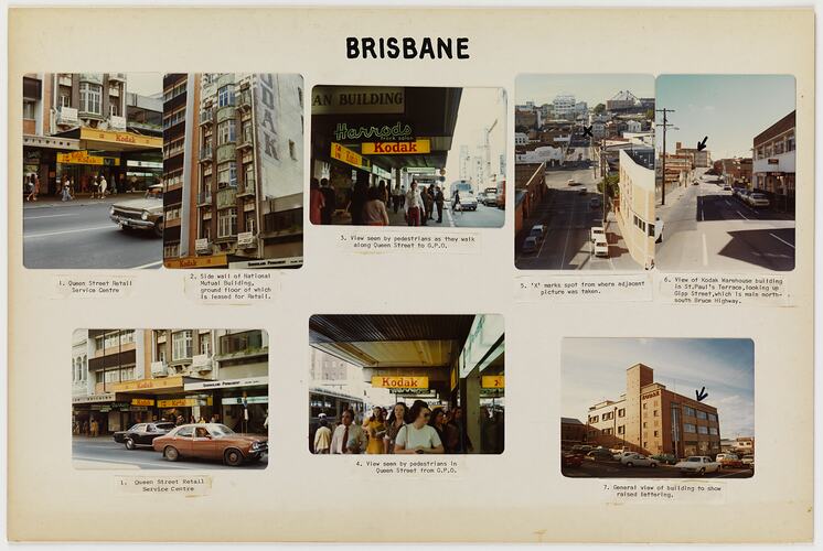 Poster - Kodak Retail Signage, 'Brisbane', Kodak Australasia Pty Ltd, circa 1976