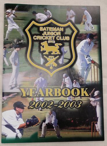 Year Book -  Bateman Junior Cricket Club, Perth, Jason Johannisen, 2002-03