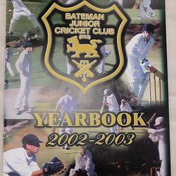 Yearbook - Bateman Junior Cricket Club, Jason Johannisen, Perth, 2002-03