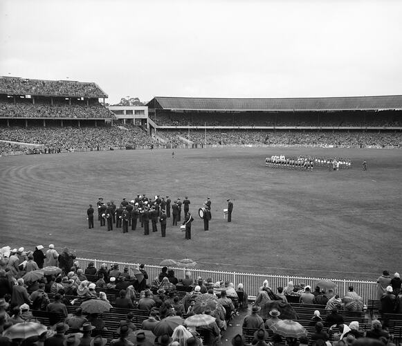 Olympic Games Ceremony, Melbourne Cricket Ground, Melbourne, Victoria, 1956