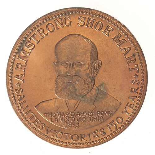 Medal - Armstrong Shoe Mart, Frankston, Victoria, Australia, 1984