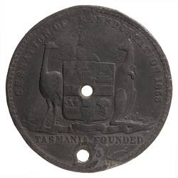 Medal - Cessation of Transportation to Tasmania, Tasmania, Australia, 1853