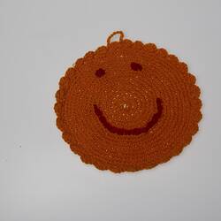 Crochet - Smiling Sun, Orange & Red, Lucia Di Carlo, 2020